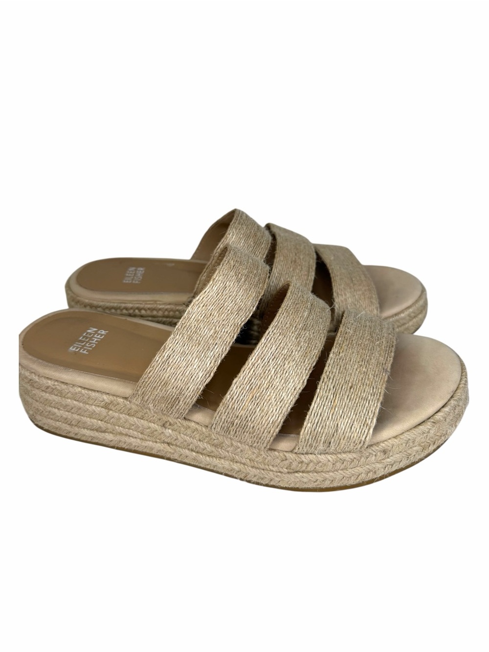 Eileen Fisher Mayla Jute Espadrille Sandals Size 9